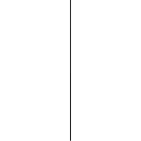 Dansani Match magnetisk list, dusjvegg, matt svart