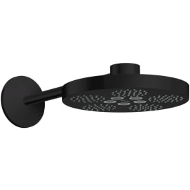 Axor One 2jet Hodedusj, Ø280 mm, med 2 stråletyper, sort matt