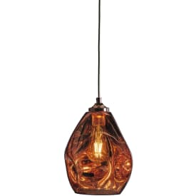 Lupia Drop pendellampa, koppar