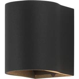 Astro Dunbar utendørs vegglampe, svart, H10 cm