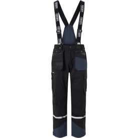 Lyngsøe pustende regnbukse stretch FOX4WS-4083, sort/marine, 3XL