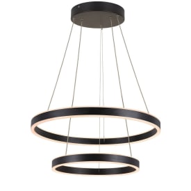 SLV One Double pendellampa, svart