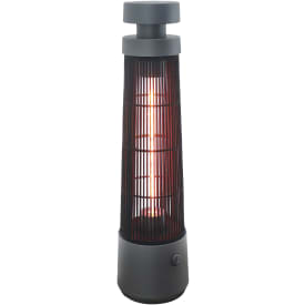Heat1 Eco High-line terrassevarmer, infrarød, 1200W, sort
