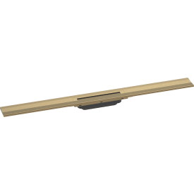 Hansgrohe Raindrain Flex afløbsrende, 900 mm, vægmontering, børstet bronze
