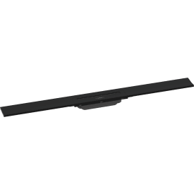 Hansgrohe Raindrain Flex avløpsrenne, 900 mm, veggmontering, matt svart