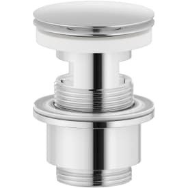 Mora bottenventil, push down, krom