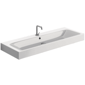 Lavabo Cento 120 servant, 120x45 cm, hvit