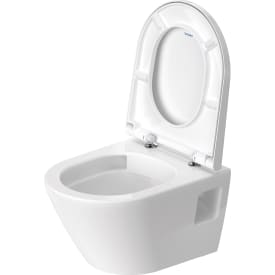 Duravit D-Neo compact vegghengt toalett, uten skyllekant, hvit