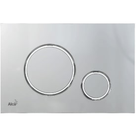 Alca M772 Thin betjeningsplate, matt krom/krom