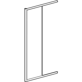 Contura Shower Next glasplade til brusekabine, 75x190 cm, styrenglas