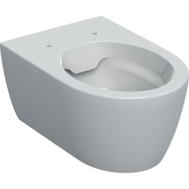 Geberit iCon vegghengt toalett, uten skyllekant, rengjøringsvennlig, hvit