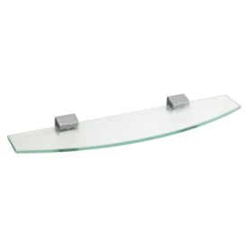 Iris glasshylle 60 cm forkrommet
