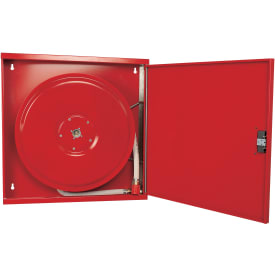 Safetie brandskab, type 2, med 30 m 3/4" slange, rød