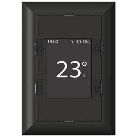 Mtouch One gulvvarme termostat til 1,5 modul i koksgrå