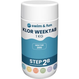 Swim & Fun klor weektab, 20 g tabs, 1 kg