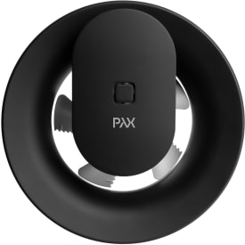 Pax Calima baderomsvifte, app styring, Ø100 mm, mat sort