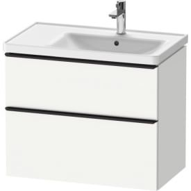 Duravit D-Neo servantskap, 78,4x45,2 cm, matt hvit