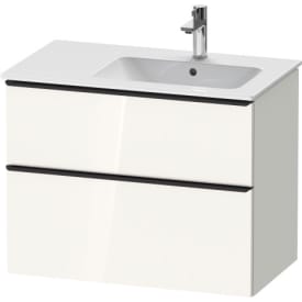 Duravit D-Neo servantskap, 81x45,2 cm, høyglans hvit