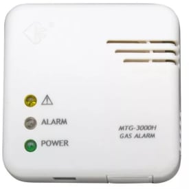 Foss Life gasalarm, 230V/12V, hvid