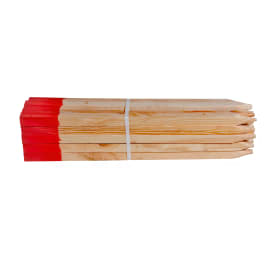 25 stk Afsætningspæle m. rød spids 25x25x600mm