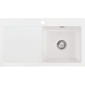 Lavabo Mera 90 køkkenvask, 90x51 cm, hvid