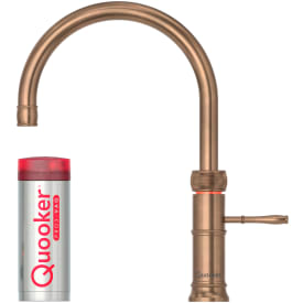 Quooker Classic Fusion Round sæt, 3 liter, bruneret messing