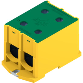 Katko Clamp AL/CU KL2x300, 2x95-300 mm², 800/1040A, gul/grön