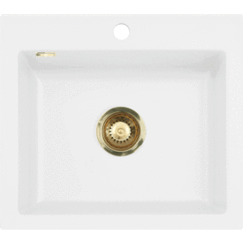 Lavabo Mera 57 kjøkkenvask, 57,5x51 cm, hvit