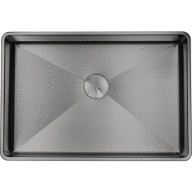 Lavabo High servant, 47x32 cm, sort krom