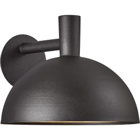 Nordlux Arki utelys vegg, svart, Ø35 cm