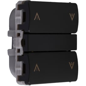 XL Hue-kompatibelt ZigBee-trykk, opp/ned til LK FUGA koksgrå