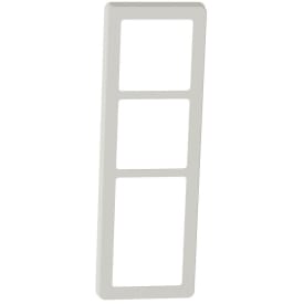 LK Fuga Base 63 designramme, 3,5 modul, lysegrå