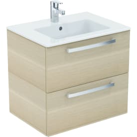 Ideal Standard Eurohvid møbelpakke, 61x45 cm, lys eg