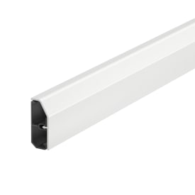 2 meter Rehau fodpanel, SL 20/70 mm, hvid