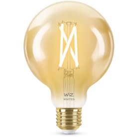 WiZ E27 LED Amber Filament globepære - kold til varm - Ø9,5