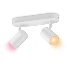 Wiz Imageo takspotlight, färgändring + vit, vit