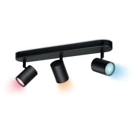 Wiz Imageo takspotlight, färgändring + vit, svart
