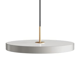 Umage Asteria pendellampe, gråhvit, Ø43 cm
