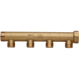 Fordelerrør 3/4" x 1/2", 4 afgreninger