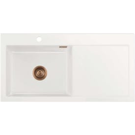 Lavabo Mera 100 SL kjøkkenvask, 100x51 cm, hvit