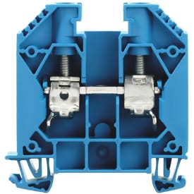 Weidmüller WDU gennemgangsklemme, blå, 16 mm²