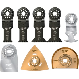 Milwaukee Starlock multitool klingesæt, til renovering, 8 stk.