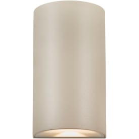 Nordlux Rold Round utendørs vegglampe, beige