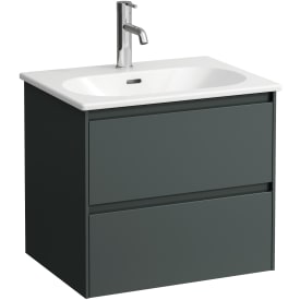 Laufen Lua Slim møbelpakke, 60x45,5 cm, matt grå