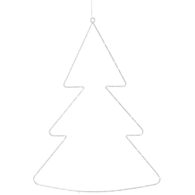 Sirius Liva juletræ med lys, hvid, 70 cm