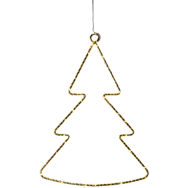 Sirius Liva julgran med ljus, guld, 30 cm