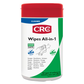 CRC Wipes renseservietter All-in-1, antibakterielle, 50 stk.