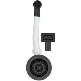 Lavabo universal avloppssats, svart