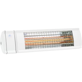 Heat1 Eco high-line terassvärmare, infraröd, 6-steg, 1500 W, vit