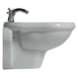 Lavabo Retro bidet, væghængt, hvid, hvid